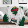 minnesota wild blanket sherpa blanket throw plush blanket v6 minnesota wild blanket sherpa blanket throw plush blanket v6