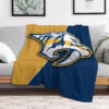 nashville predators blanket sherpa blanket throw blanket plush blanket v3 nashville predators blanket sherpa blanket throw blanket plush blanket v3