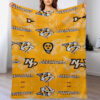 nashville predators blanket sherpa blanket throw blankets plush blanket v20 nashville predators blanket sherpa blanket throw blankets plush blanket v20