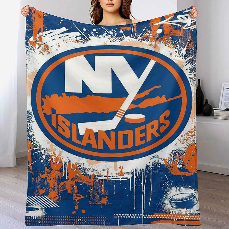 new-york-islanders-blanket-sherpa-blankets-throw-blankets-plush-blankets-v7 new york islanders blanket sherpa blankets throw blankets plush blankets v7
