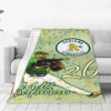 oakland athletics blanket fleece blankets throw blankets plush blanket v19 oakland athletics blanket fleece blankets throw blankets plush blanket v19