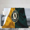 oakland athletics blanket fleece blankets throw blankets plush blankets v13 oakland athletics blanket fleece blankets throw blankets plush blankets v13