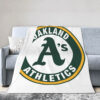 oakland athletics blanket sherpa blankets throw plush blanket v1 oakland athletics blanket sherpa blankets throw plush blanket v1