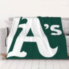 oakland athletics blankets sherpa blankets throw plush blanket v7 oakland athletics blankets sherpa blankets throw plush blanket v7