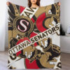 ottawa senators blanket fleece blankets throw plush blanket v16 ottawa senators blanket fleece blankets throw plush blanket v16