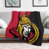 ottawa senators blankets fleece blanket throw plush blanket v19 ottawa senators blankets fleece blanket throw plush blanket v19