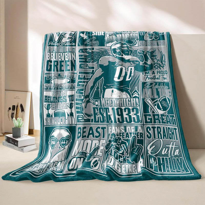philadelphia-eagles-blanket-sherpa-blanket-throw-plush-blanket-v44 philadelphia eagles blanket sherpa blanket throw plush blanket v44