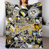 pittsburgh penguins blankets sherpa blankets throw blanket plush blanket v14 pittsburgh penguins blankets sherpa blankets throw blanket plush blanket v14