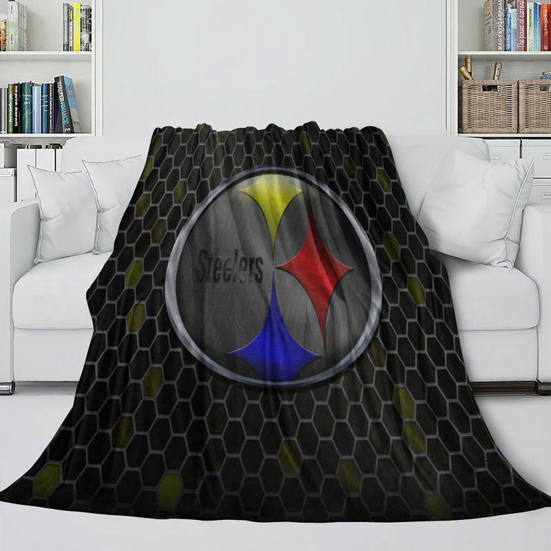 Pittsburgh Steelers Blanket Fleece Blanket Throw Blanket Plush Blankets