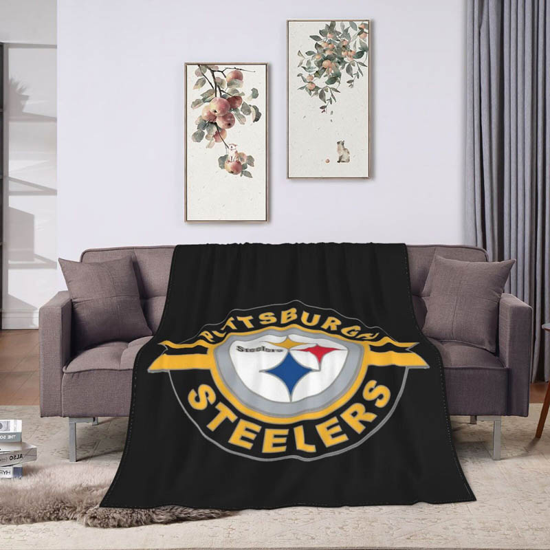Pittsburgh Steelers Blanket Fleece Blanket Throw Plush Blankets
