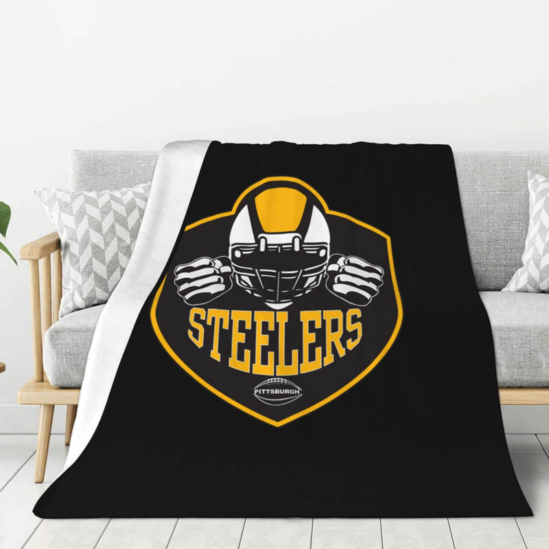 Pittsburgh Steelers Blanket Fleece Blankets Throw Blanket Plush Blankets