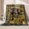 pittsburgh steelers blanket fleece blankets throw plush blanket v14 pittsburgh steelers blanket fleece blankets throw plush blanket v14