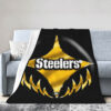 pittsburgh steelers blanket sherpa blankets throw blankets plush blanket v29
