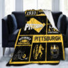 pittsburgh steelers blanket sherpa blankets throw blankets plush blanket v51