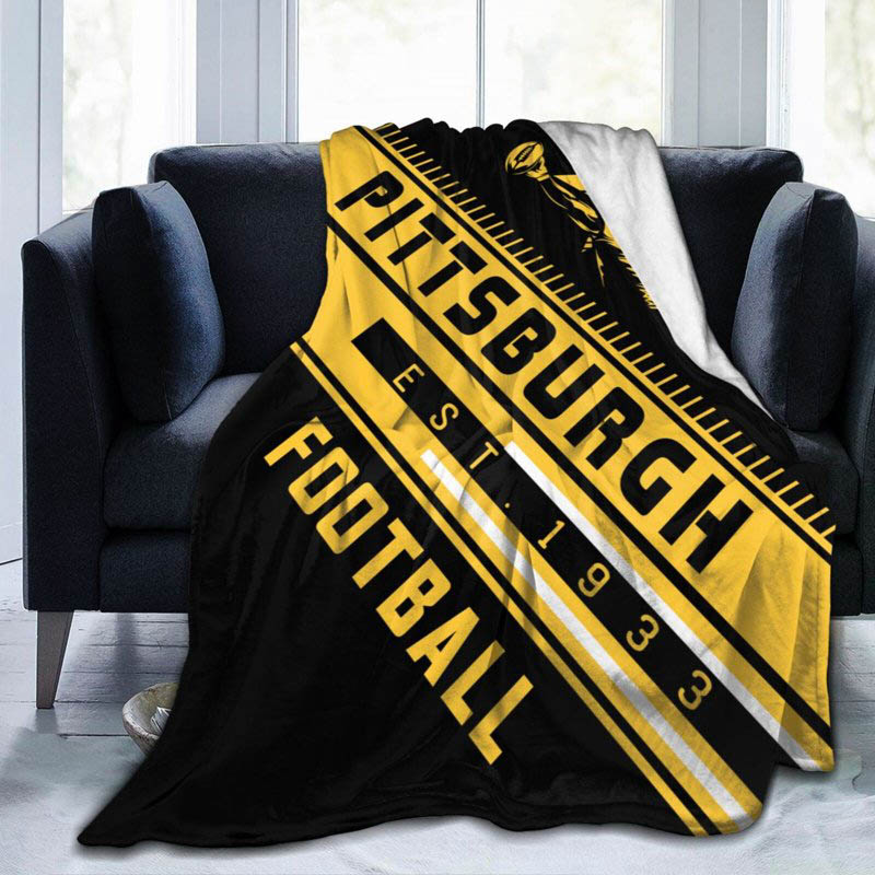 Pittsburgh Steelers Blankets Fleece Blanket Throw Plush Blanket