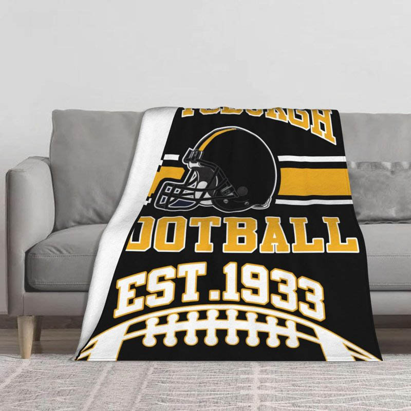 Pittsburgh Steelers Blankets Sherpa Blanket Throw Plush Blankets