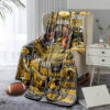 pittsburgh steelers blankets sherpa blankets throw blankets plush blanket v11