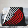 portland trail blazers blanket fleece blanket throw blanket plush blanket v3