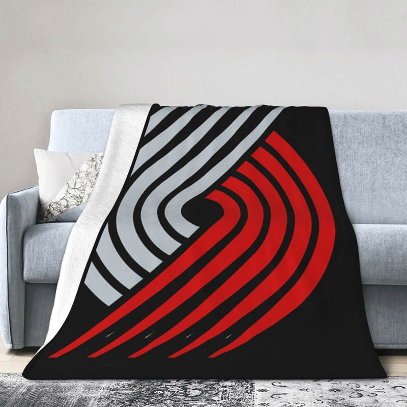 Portland Trail Blazers Blanket Fleece Blanket Throw Blanket Plush Blanket