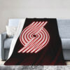 portland trail blazers blanket sherpa blanket throw blanket plush blankets v4