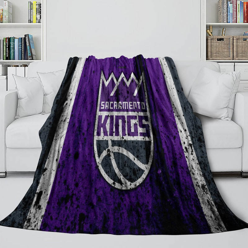 Sacramento Kings Blanket Sherpa Blanket Throw Blankets Plush Blankets