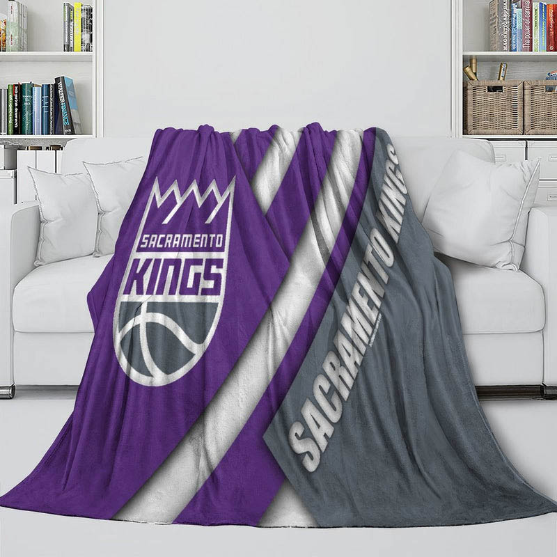 Sacramento Kings Blanket Sherpa Blankets Throw Blanket Plush Blanket