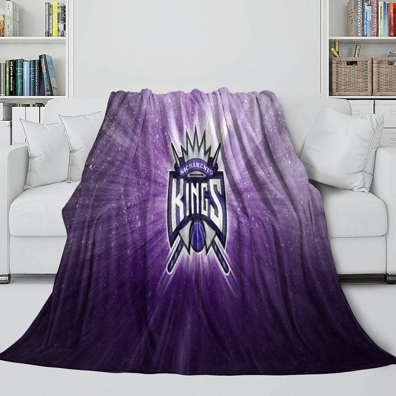 Sacramento Kings Blanket Sherpa Blankets Throw Plush Blankets