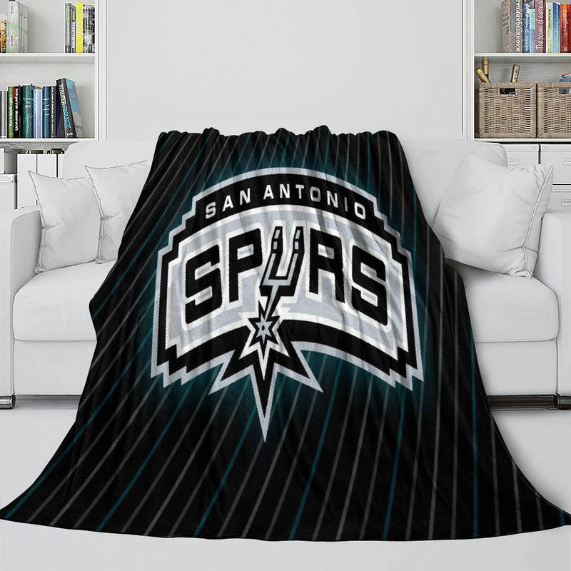 San Antonio Spurs Blanket Fleece Blanket Throw Blankets Plush Blanket