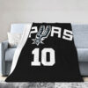 san antonio spurs blanket fleece blanket throw plush blanket v2