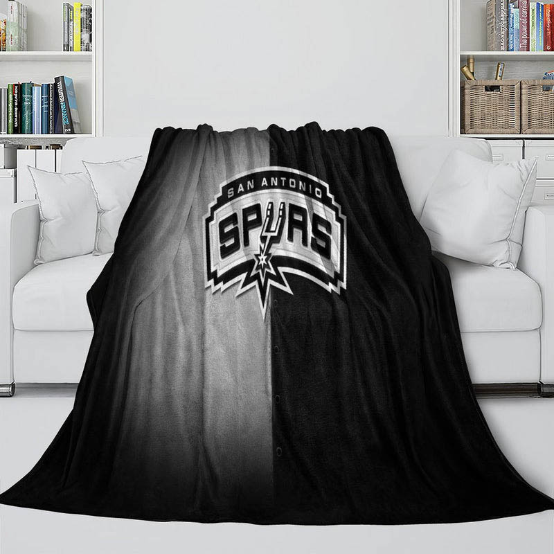San Antonio Spurs Blankets Sherpa Blankets Throw Blankets Plush Blankets