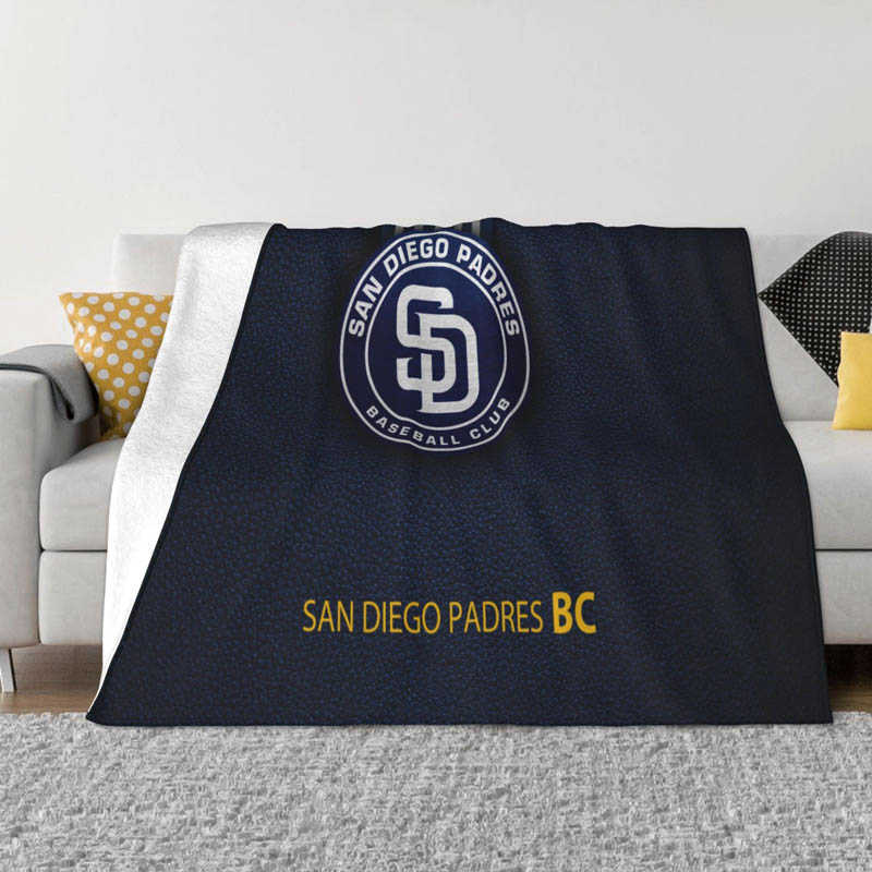 San Diego Padres Blanket Fleece Blanket Throw Blanket Plush Blanket