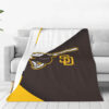 san diego padres blanket fleece blanket throw blanket plush blankets v43