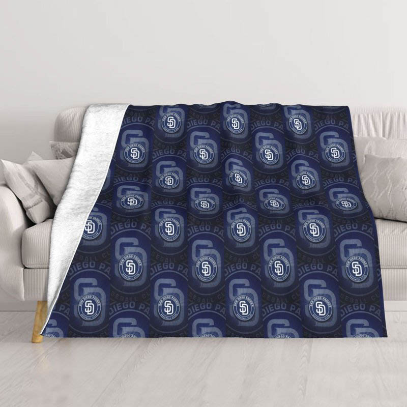 San Diego Padres Blanket Fleece Blanket Throw Blankets Plush Blankets