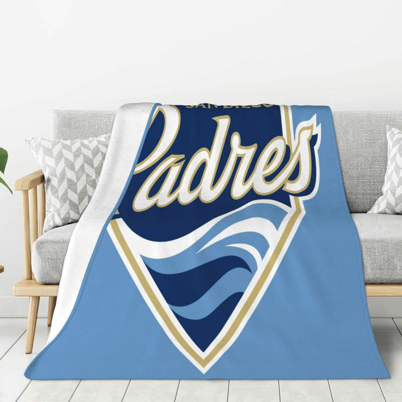 San Diego Padres Blanket Fleece Blanket Throw Blankets Plush Blankets