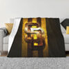 san diego padres blanket fleece blankets throw blanket plush blankets v9