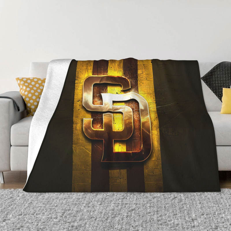 San Diego Padres Blanket Fleece Blankets Throw Blanket Plush Blankets