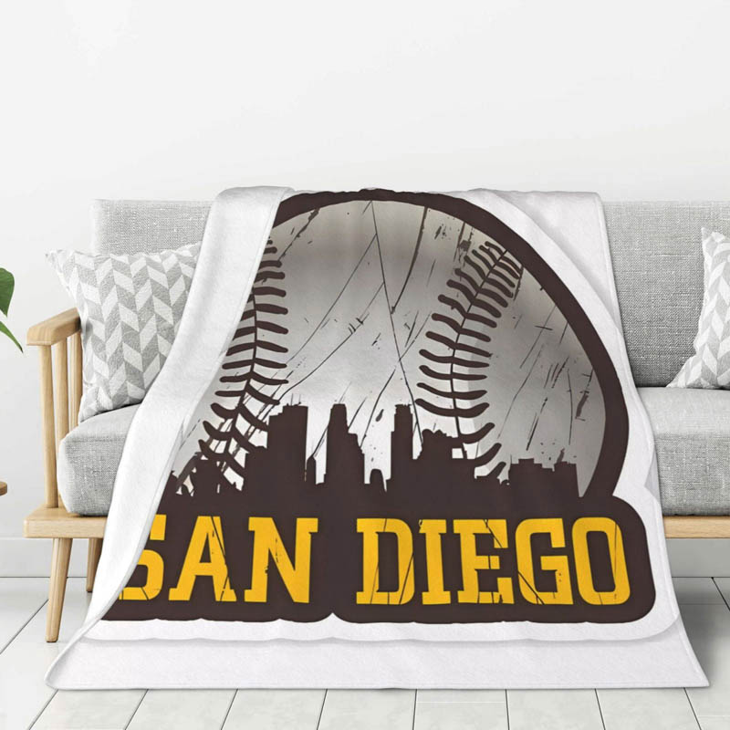 San Diego Padres Blanket Fleece Blankets Throw Plush Blankets