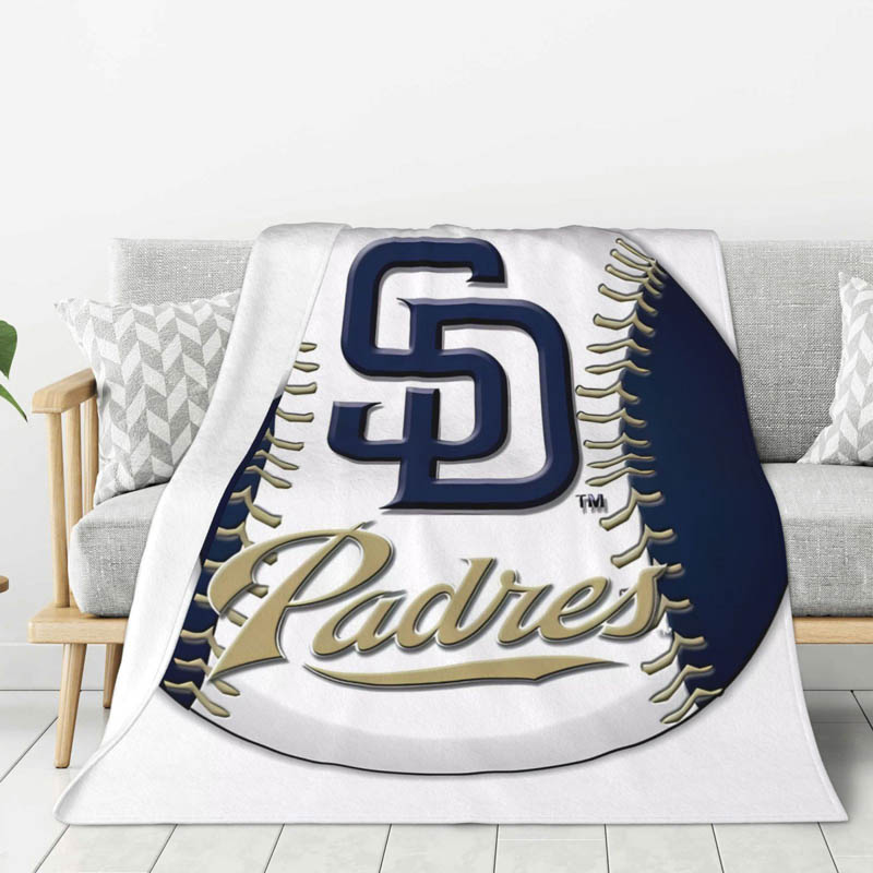 San Diego Padres Blanket Sherpa Blanket Throw Blanket Plush Blanket