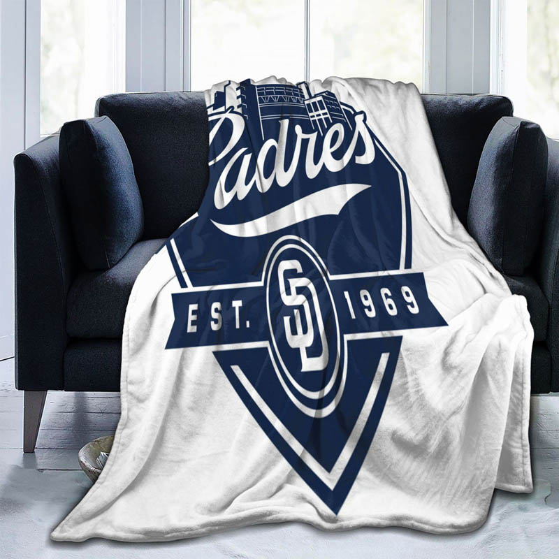 San Diego Padres Blanket Sherpa Blanket Throw Blankets Plush Blanket