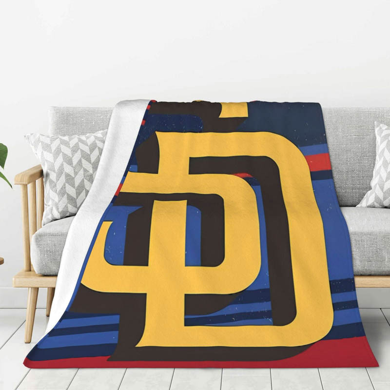 San Diego Padres Blanket Sherpa Blanket Throw Blankets Plush Blanket