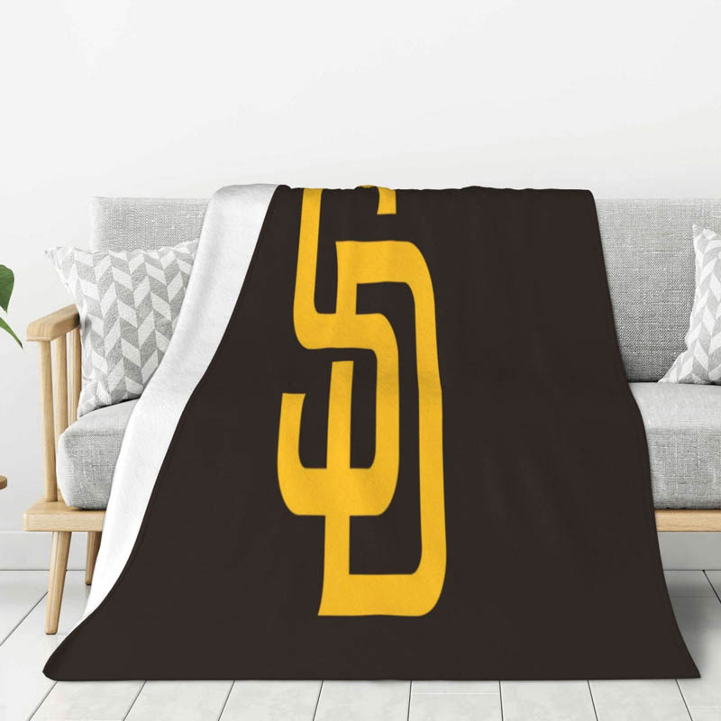 San Diego Padres Blanket Sherpa Blanket Throw Blankets Plush Blankets