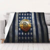 san diego padres blanket sherpa blankets throw plush blanket v10