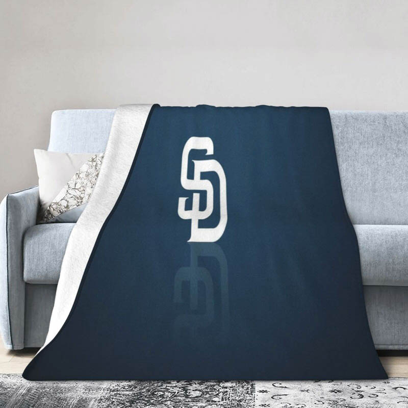 San Diego Padres Blanket Sherpa Blankets Throw Plush Blankets