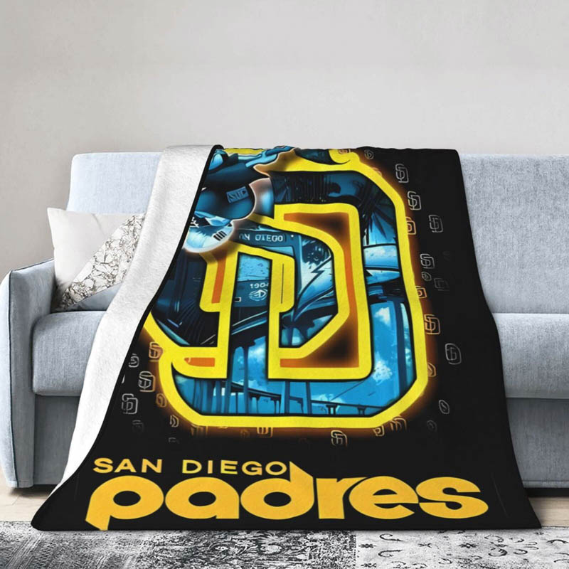 San Diego Padres Blankets Fleece Blanket Throw Blankets Plush Blankets
