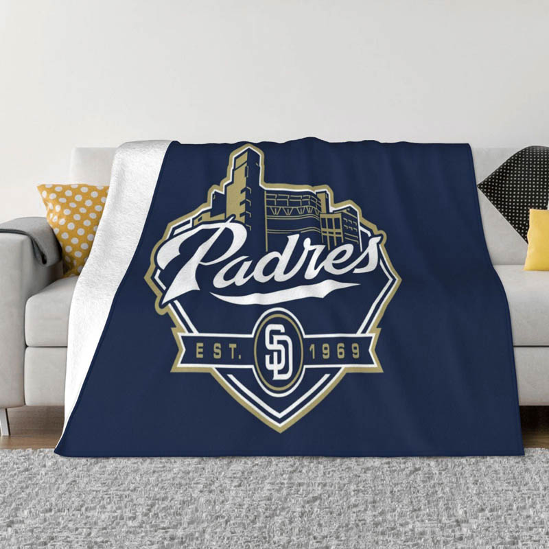 San Diego Padres Blankets Fleece Blanket Throw Blankets Plush Blankets