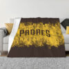 san diego padres blankets fleece blanket throw plush blanket v13