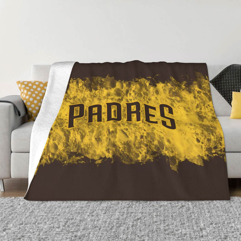 San Diego Padres Blankets Fleece Blanket Throw Plush Blanket