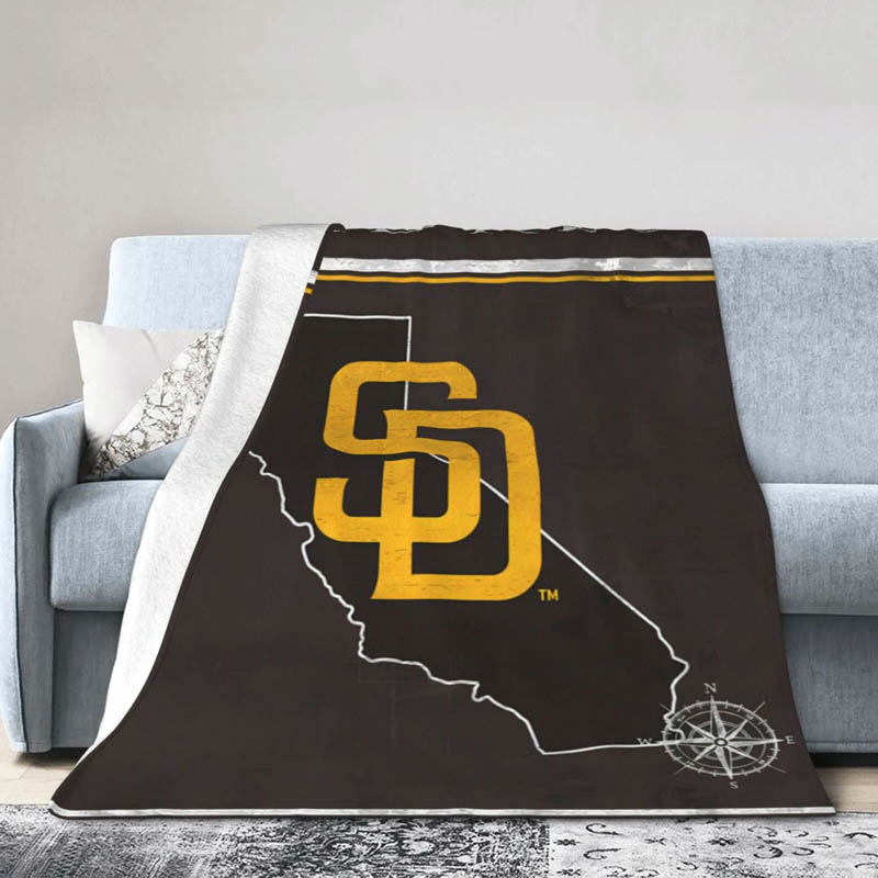 San Diego Padres Blankets Fleece Blanket Throw Plush Blankets