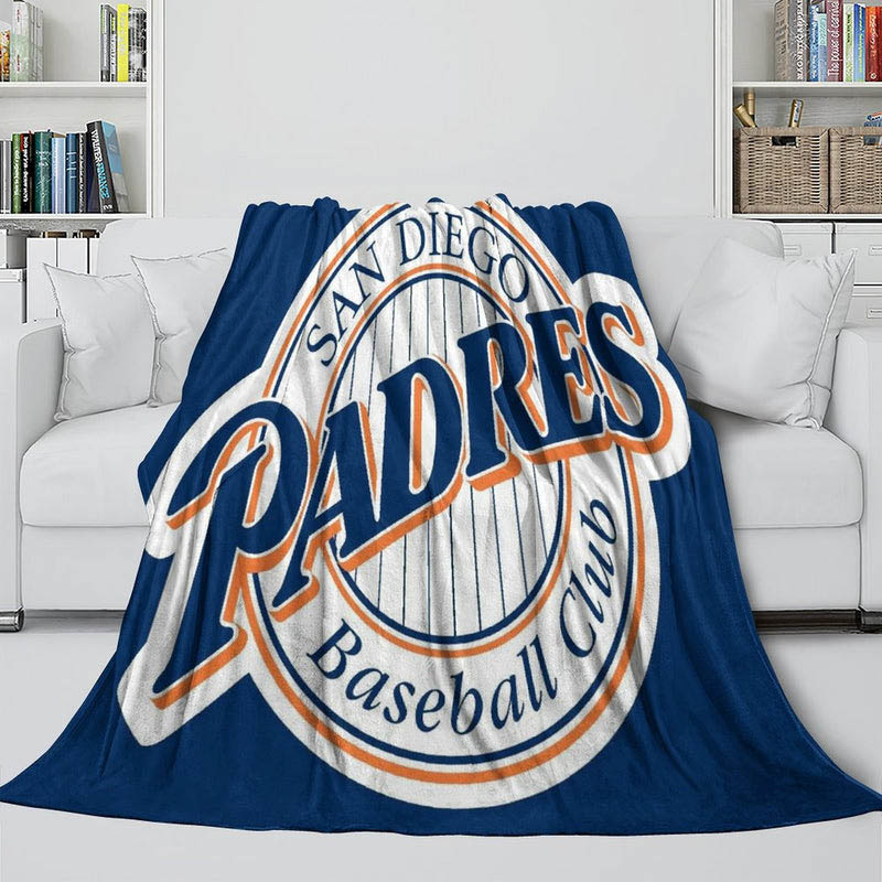 San Diego Padres Blankets Sherpa Blankets Throw Plush Blanket