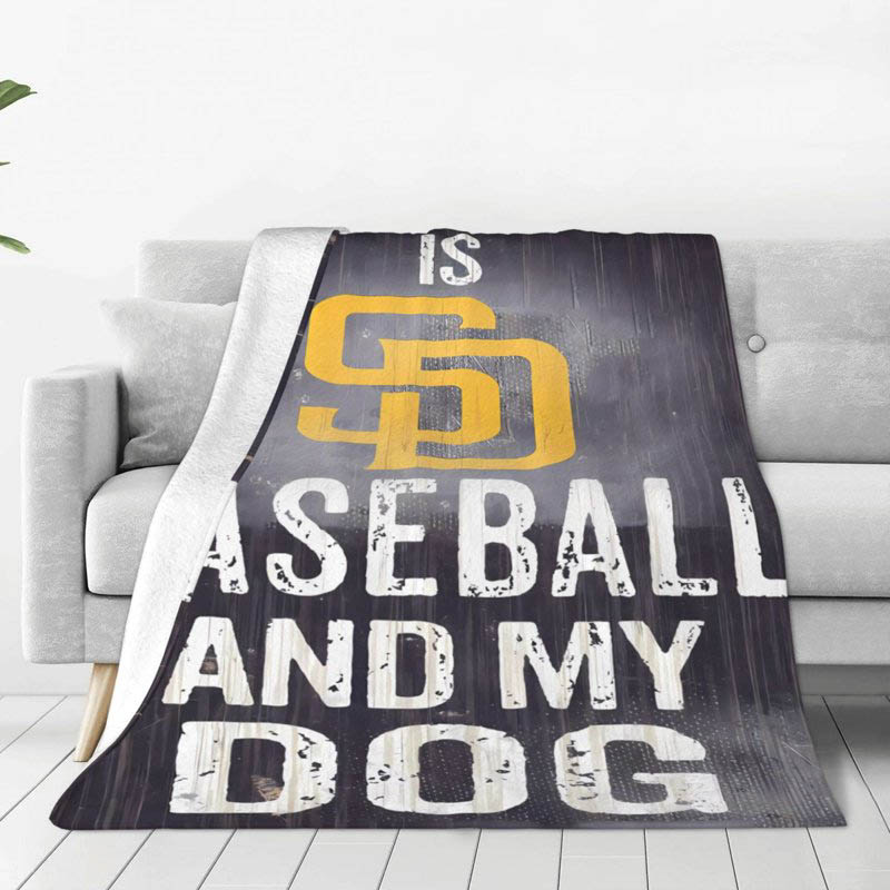 San Diego Padres Blankets Sherpa Blankets Throw Plush Blankets